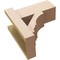 Ekena Millwork 6-in W x 12-in D x 12-in H Balboa Block Rough Cedar Woodgrain TimberThane Outlooker, Primed Tan OUTUR060X12X12BOA44RCPR - alternate 6
